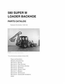 Case 580SM backhoe loader pdf parts catalog  - Case manuals - CASE-7-6091NA-EN