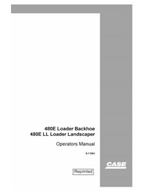 Manual do operador da retroescavadeira Case 480E pdf - Case manuais - CASE-9-11061-EN