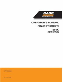 Case 1850K Tier 3 bulldozer sur chenilles pdf manuel de l'opérateur - Case manuels - CASE-87611939NA-EN