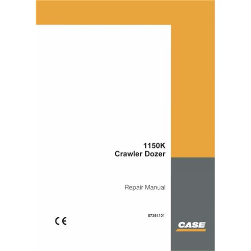 Case 1850K Tier 3 bulldozer sur chenilles pdf manuel de réparation. - Case manuels - CASE-87364101-EN
