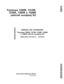 John Deere 7200R, 7215R, 7260R, 7280R, 7230R tractor pdf manual del operador ES - John Deere manuales - JD-OMRE346556-ES