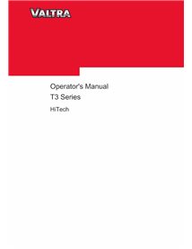 Valtra T133 H, T153 H, T173 H y T193 H tractor manual del operador pdf - Valtra manuales - VALTRA-39851212-EN