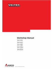 Valtra BH145, BH165, BH180, BH185i, BH205i tractor manual de taller pdf - Valtra manuales - VALTRA-86509400-EN