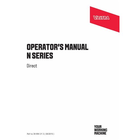VALTRA-39894213 Valtra N134 D, N154e D, N174 D tractor pdf operator's manual
