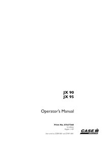 CASE-87637568 Case IH JX90, JX95 tractor pdf service manual