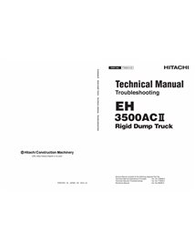 Hitachi 3500AC2 rigid dump truck pdf troubleshooting technical manual  - Hitachi manuals - HITACHI-TT8R8E02-EN