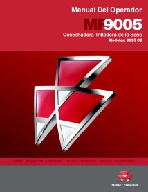 Massey Ferguson 9895 CE combine harvester operator's manual - Massey Ferguson manuals - MF-700735893F_LORZ