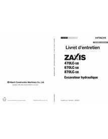 Hitachi 470LC-5B, 670LC-5B, 870LC-5B escavadeira pdf manual do operador FR - Hitachi manuais - HITACHI-FRMJAANA12-FR