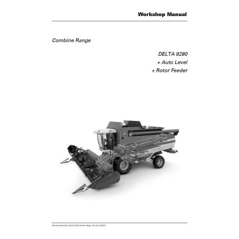 Manual de oficina da colheitadeira Massey Ferguson DELTA 9280 - Massey Ferguson manuais