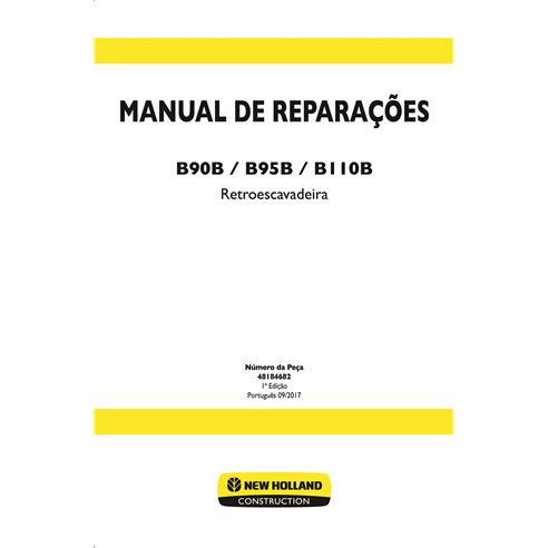 New Holland B90B, B95B, B110 backhoe loader pdf service manual PT