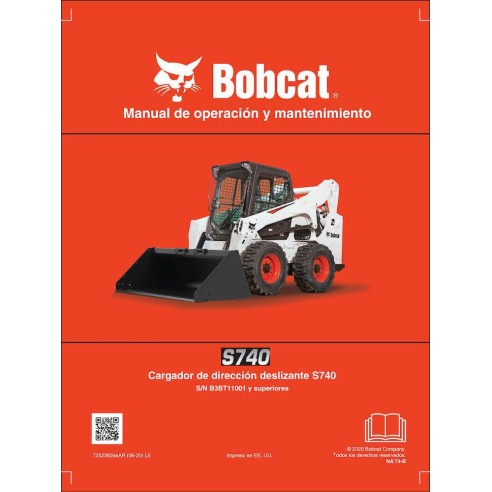 Manuel d'utilisation et d'entretien pdf de la chargeuse compacte Bobcat S740 ES - Lynx manuels - BOBCAT-S740-7252362-ES-OM