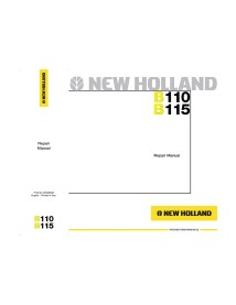 Manual de reparo de retroescavadeira New Holland B110, B115 - Construção New Holland manuais - NH-87643846