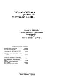 JD-350DLC-TM10030-ES John Deere 350DLC excavator operation and test technical manual ES (350DLC)