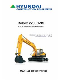 Excavadora de orugas Hyundai R220LC-9S pdf manual de servicio ES - hyundai manuales - HYIUNDAI-R220LC-9S-SM-ES