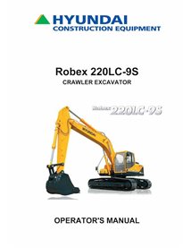 Hyundai R220LC-9S crawler excavator pdf operator's manual  - Hyundai manuals - HYIUNDAI-R220LC-9S-OM-EN