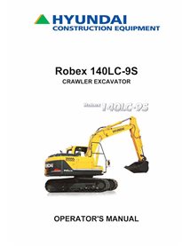 Hyundai R140LC-9S crawler excavator pdf operator's manual  - Hyundai manuals - HYIUNDAI-R140LC-9S-OM-EN