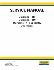 NH-48049006-SM New Holland Durabine 416, 419 header service manual