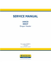 NH-47730915-SM New Holland 840CD, 880CF header service manual