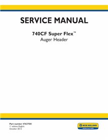 NH-47627581-SM Manuel d'entretien de la plateforme New Holland 740CF Super Flex