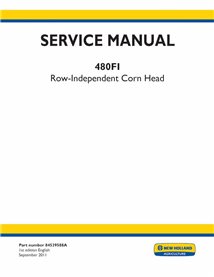 NH-84539588A-SM New Holland 480FI header service manual