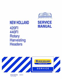 Manual de servicio del cabezal New Holland 420FI, 440FI - New Holand Agricultura manuales - NH-84321453ANA-SM-EN