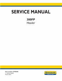 NH-47998496-SM Manuel d'entretien de la plateforme New Holland 380FP