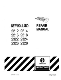 Manual de reparación del cabezal New Holland 2212-2328 - New Holand Agricultura manuales - NH-86637553