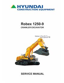 Hyundai R1250-9 crawler excavator service manual  - Hyundai manuals - HYUNDAI-R1250-9-SM-EN