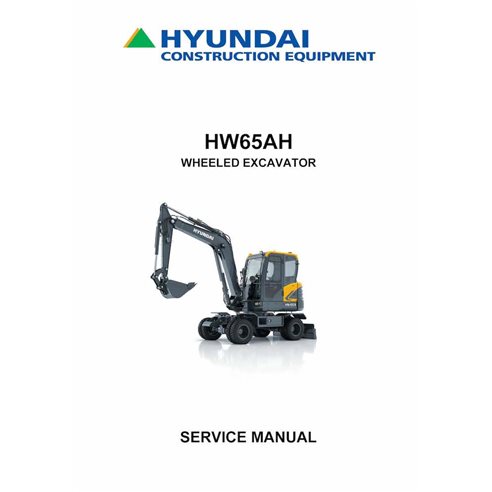 Hyundai HW65AH wheeled excavator service manual  - Hyundai manuals - HYUNDAI-HW65AH-SM-EN