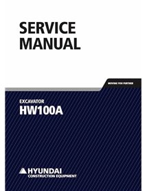 Hyundai HW100A wheeled excavator service manual  - Hyundai manuals - HYUNDAI-HW100A-SM-EN