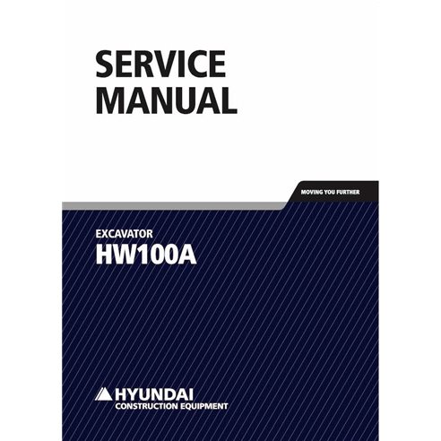 Hyundai HW100A wheeled excavator service manual  - Hyundai manuals - HYUNDAI-HW100A-SM-EN