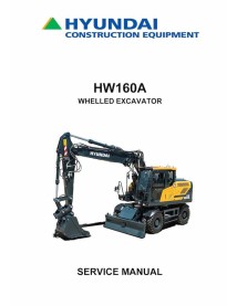 Hyundai HW160A wheeled excavator service manual  - Hyundai manuals - HYUNDAI-HW160A-SM.-EN