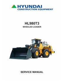 Hyundai HL980 T3 wheel loader service manual  - Hyundai manuals - HYUNDAI-HL980T3-SM-EN