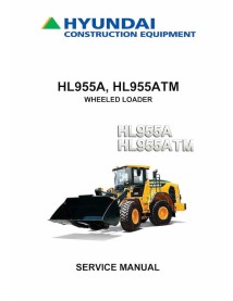 Hyundai HL955A, HL955A TM wheel loader service manual  - Hyundai manuals - HYUNDAI-HL955A-SM-EN