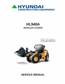 Hyundai HL940A wheel loader service manual  - Hyundai manuals - HYUNDAI-HL940A-SM-EN