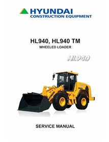 Hyundai HL940, HL940 TM wheel loader service manual  - Hyundai manuals - HYUNDAI-HL940-940TM-SM-EN