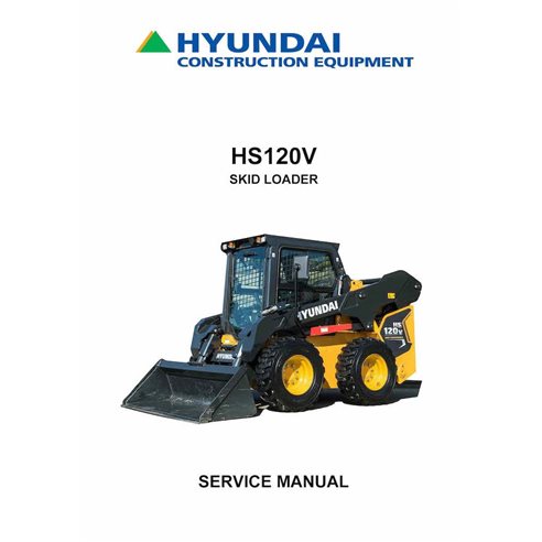 Manual de servicio del minicargador Hyundai HS120V - hyundai manuales - HYUNDAI-HS120V-SM-EN