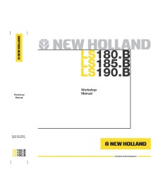 Manual de oficina do carregador deslizante New Holland LS180.B, LS185.B, LS190.B - Construção New Holland manuais - NH-604135...