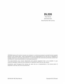 DOOSAN-DL220-SHM Manuel d'atelier de la chargeuse sur pneus Doosan DL220