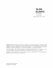 Doosan DL250, DL250TC wheel loader shop manual  - Doosan manuals - DOOSAN-DL250-SHM-EN