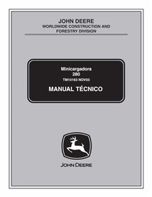 Manuel technique pdf de la chargeuse compacte John Deere 280 ES - John Deere manuels - JD-TM10163-ES