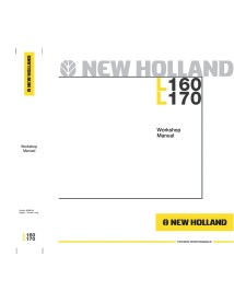 Manual de taller del cargador deslizante New Holland L160, L170 - New Holland Construcción manuales - NH-87634734