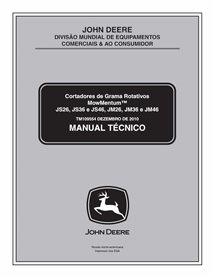 TM109554-ES Manuel technique des tondeuses John Deere MowMentum JS26, JS28, JS36, JS38, JS46, JM48, JM26, JM36 et JM46 ES (TM...