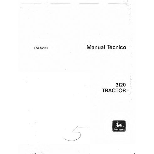 Manual técnico do trator John Deere 3120 em pdf ES - John Deere manuais - JD-TM4208-ES