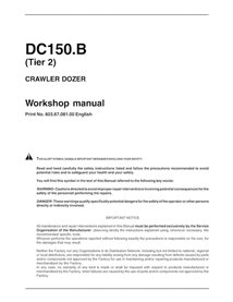 New Holland DC150B Tier 2 crawler dozer pdf workshop manual  - New Holland Construction manuals - NH-6036708100-EN