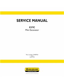 NH-51487933 New Holland E37C mini excavator pdf service manual