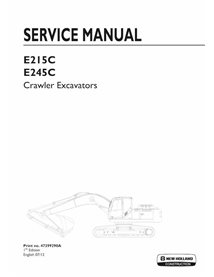 Manual de servicio en pdf de la excavadora de orugas New Holland E215C, E245C - New Holland Construcción manuales - NH-473992...