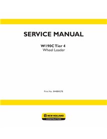 NH-84488427B Manuel d'entretien pdf de la chargeuse sur pneus New Holland W190C Tier 4
