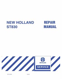 Manual de reparo em pdf do equipamento de lavoura New Holland ST830 - New Holland Agricultura manuais - NH-87012593-EN