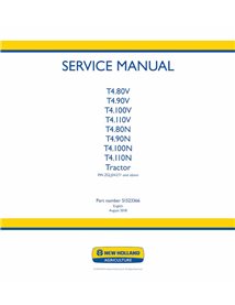 NH-51523366 New Holland T4.80V, T4.90V, T4.100V, T4.110V, T4.80N, T4.90N, T4.100N, T4.110N tractor pdf service manual